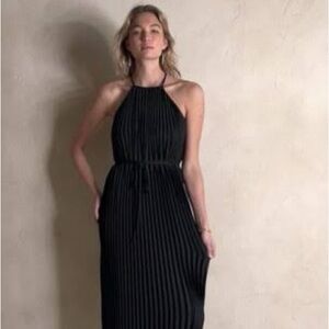 Banana Republic ~ Halter Pleated Maxi Dress